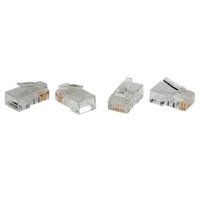 VALUE 21.99.3064 RJ-45 Cat.6/6A Modular накрайник, UTP, за многожилни проводници, 100 бр.
