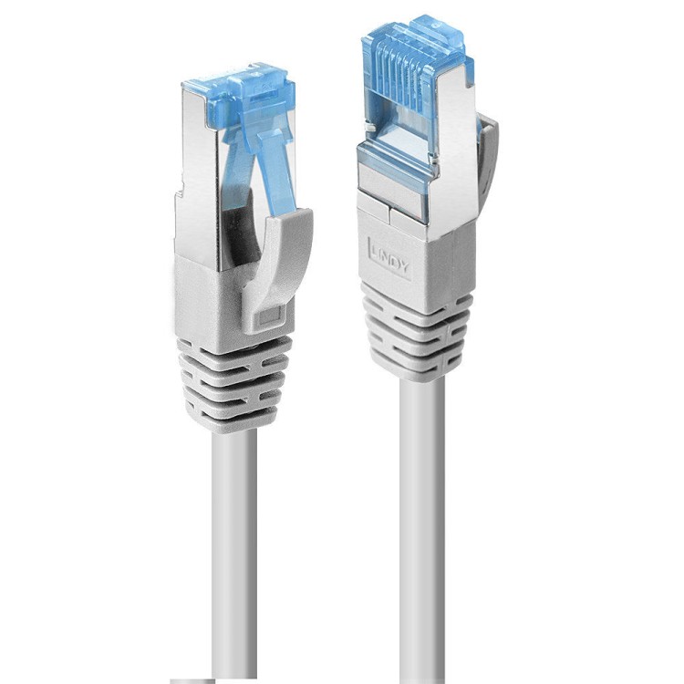 LINDY UTP мрежов кабел, Cat. 6A, сив, 0.5 м LNY-47612