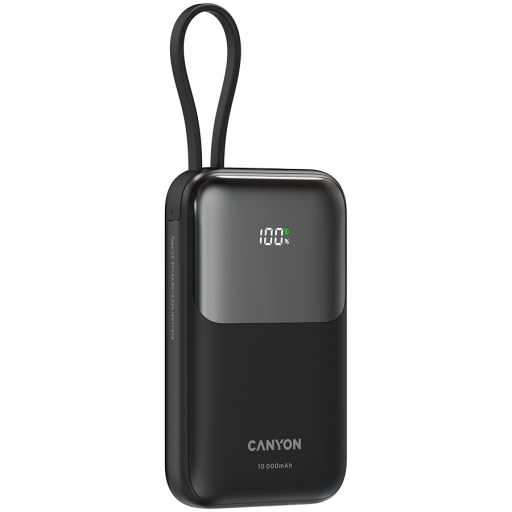 Canyon OnPower 101 10000mAh външна батерия черен