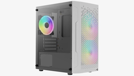 Aerocool Trinity V3 mATX кутия за компютър бял