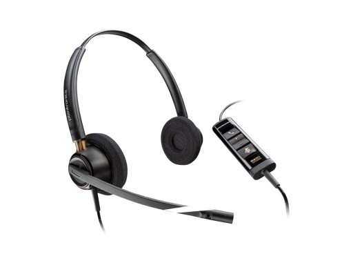 HP Poly EncorePro 525 слушалки с микрофон черен