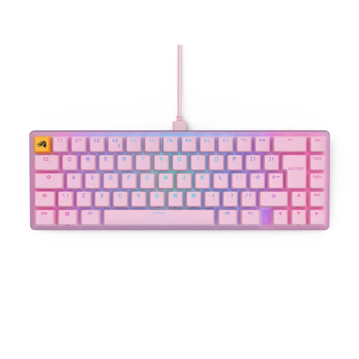 Glorious GMMK 2 Compact геймърска механична клавиатура розов