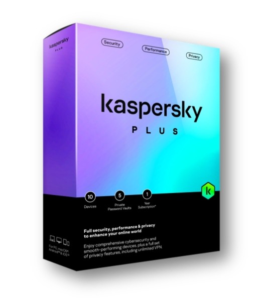 Kaspersky Plus Eastern Europe Edition Download Pack 1 устройство 1 година антивирусна програма
