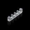 Alphacool Eiskamm X4 Flat - 3mm clear - 4 pcs