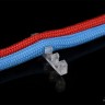 Alphacool Eiskamm X4 Flat - 3mm clear - 4 pcs