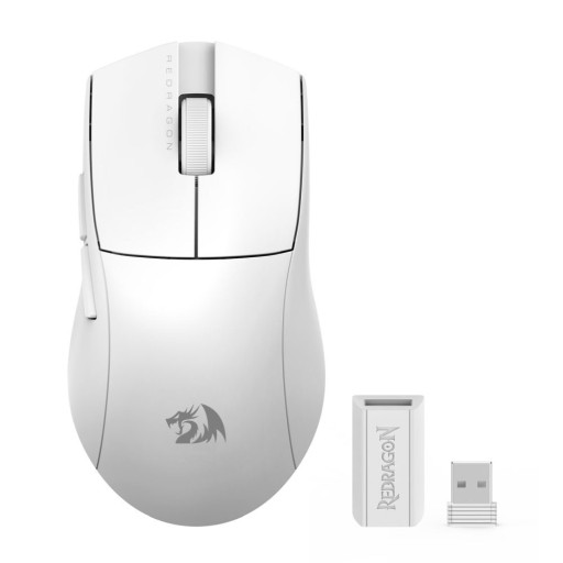 Redragon K1ng Lite 1K геймърска мишка бял