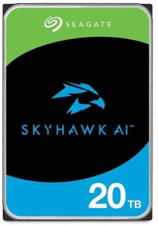 Seagate SkyHawk AI 20TB SATA III твърд диск за сървър