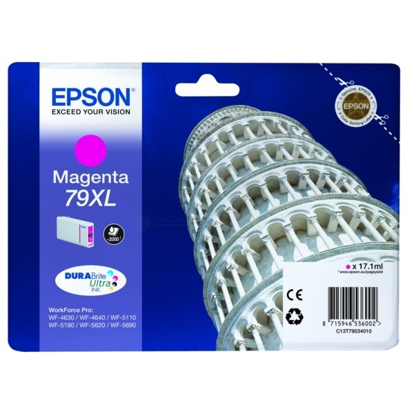 Epson Singlepack Magenta 79XL DURABrite Ultra Ink Cartridge