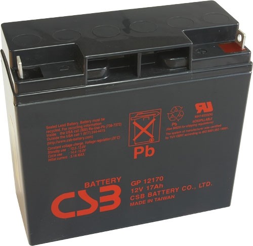 CSB - Battery 12V 17Ah Батерия за UPS 165.5 x 181 x 76.2 mm