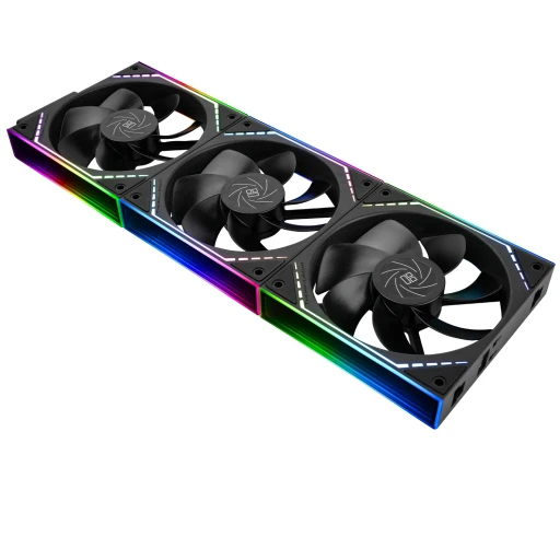 Thermalright TL-M12QR aRGB вентилатори 3 броя черен