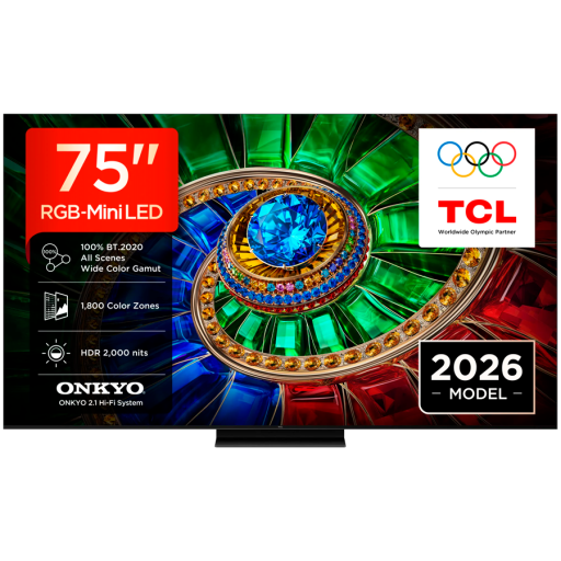 TCL 75RM7L 75'' 4K RGB Mini LED Smart TV 144Hz телевизор