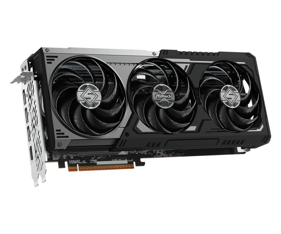 AsRock RX 9070 XT Steel Legend Dark 16GB видео карта (RX9070XT SLD 16G ...