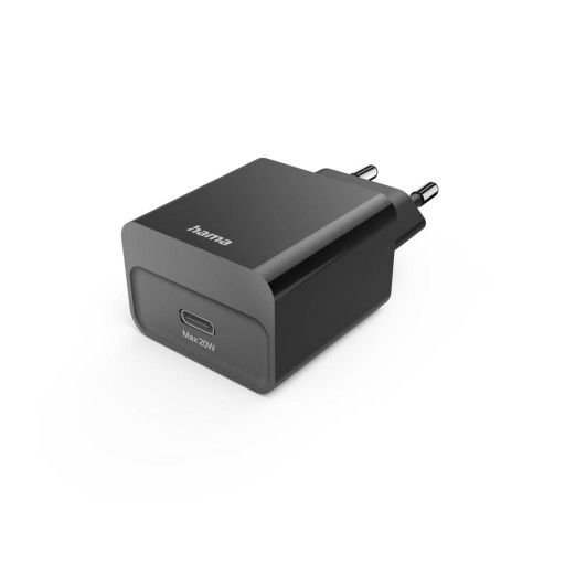 Hama 20W USB Type C бързо зарядно черен