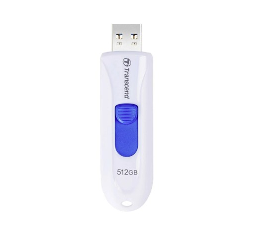 Transcend JetFlash 790 512GB USB 3.1 памет бял