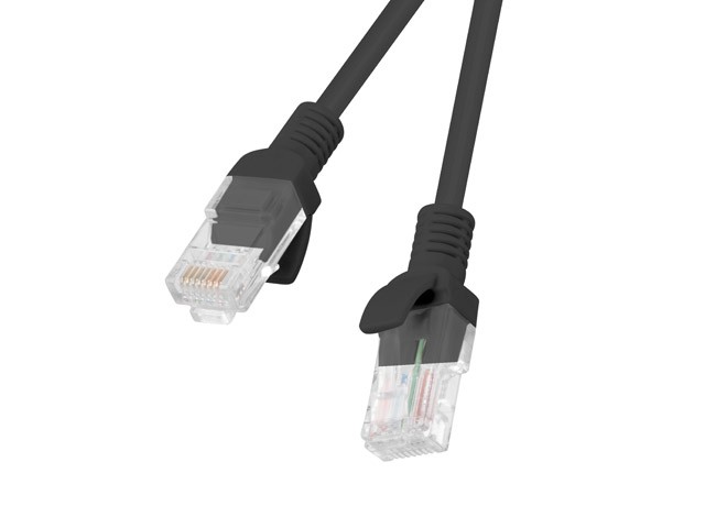 Мрежови кабел Lanberg patch cable UTP CAT.6 1.0m black