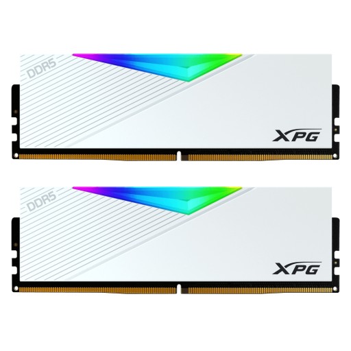 Adata Lancer RGB 64GB(2x32GB) DDR5 6000MHz памет бял