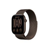 Apple Watch Series 12 Cellular 42mm Dark Bronze Aluminium Case with Dark Bronze Milanese Loop