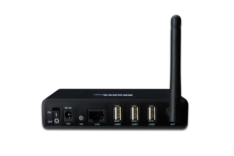 ASSMANN DN-13023 4-порт многофункционален USB 2.0 безжичен мрежов ...