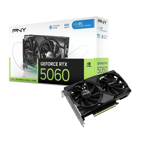Pny RTX 5060 8GB GDDR7 OC Dual Fan видео карта