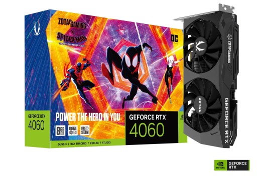 Zotac RTX 4060 Spider-Man OC 8GB GDDR6X видео карта